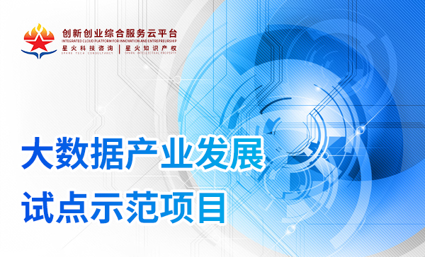 大(dà)數(shù)據産業(yè)發展試點示範項目